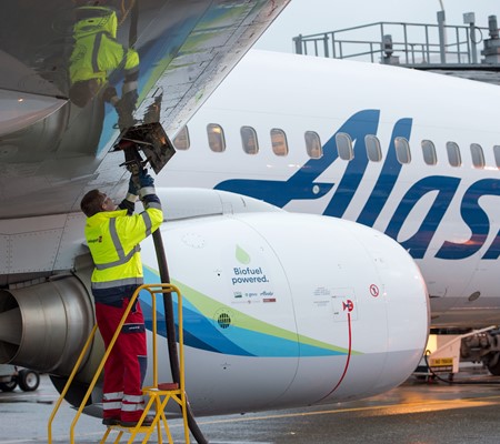 Alaska Airlines vola verde